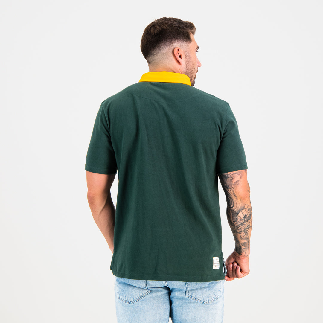Old School South African Rugby Jersey Short Sleeve