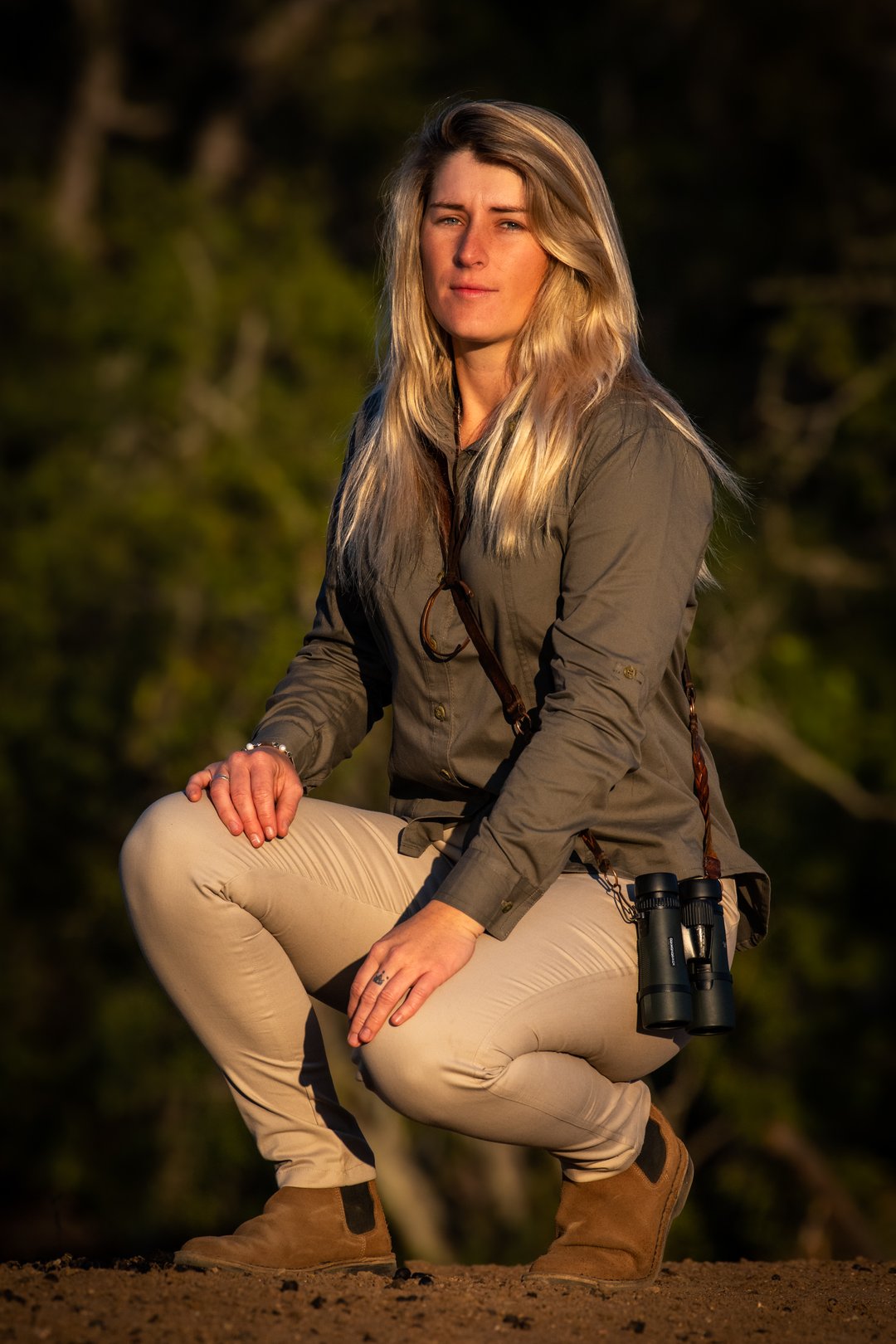 Ladies Mpata Long Sleeve Shirt - OLIVE