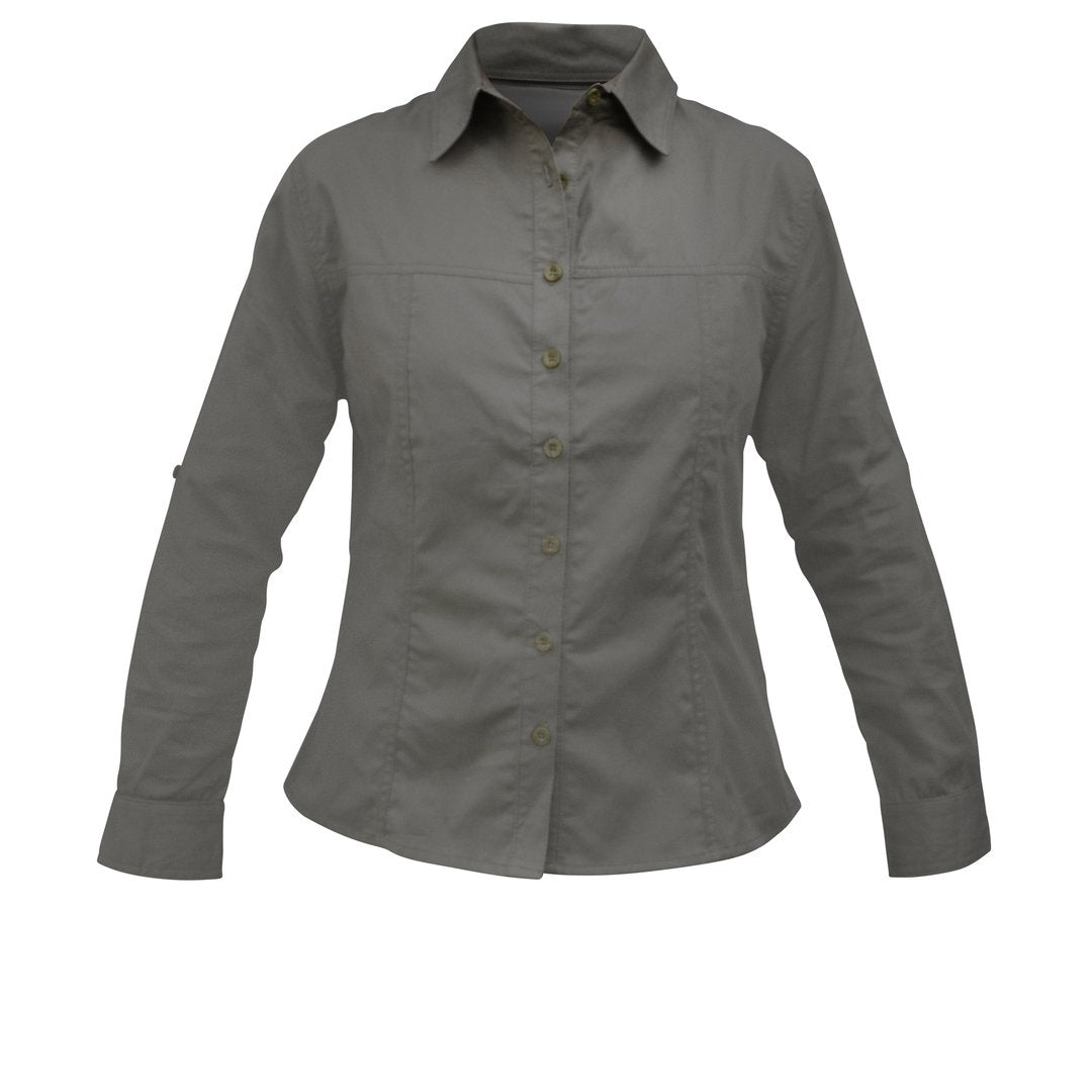 Ladies Mpata Long Sleeve Shirt - OLIVE