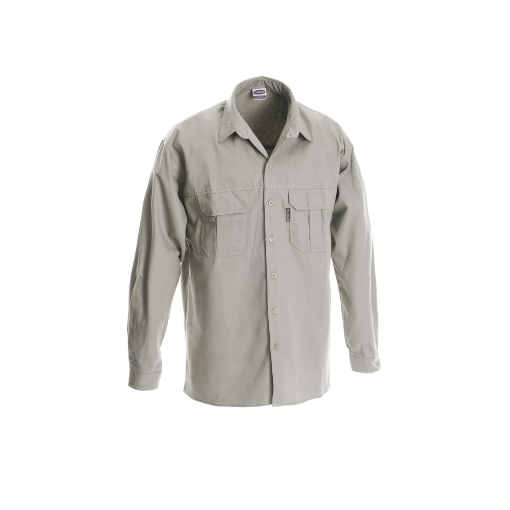 Ruggedwear - Serengeti Long Sleeve - Khaki / Stone Shirt (heavier weight)