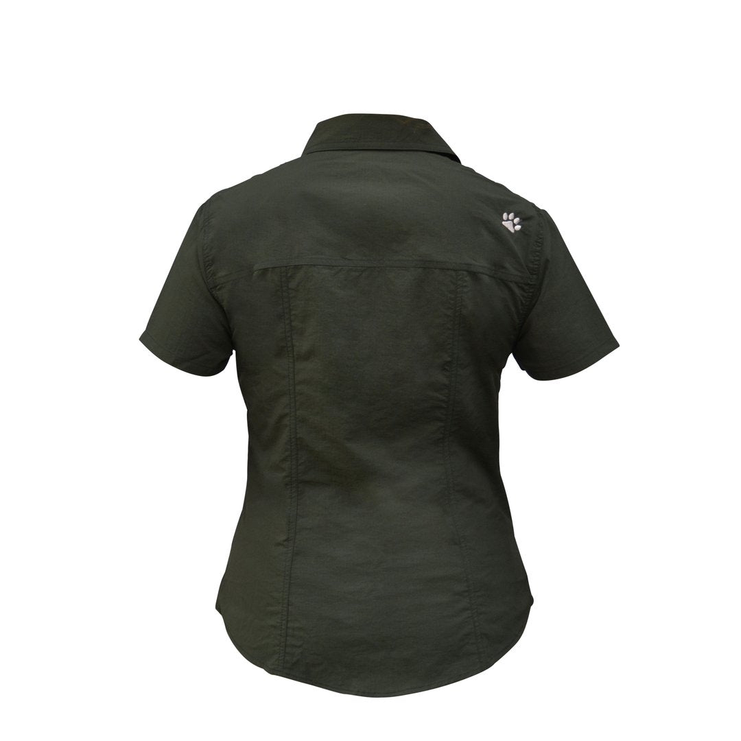 
                  
                    Ladies Mushika Short Sleeve Shirt - MAHOGANY GREEN
                  
                